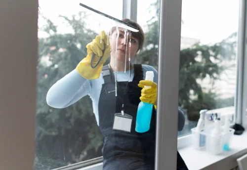 Nettoyage de vitres intérieures et extérieures à Brandérion